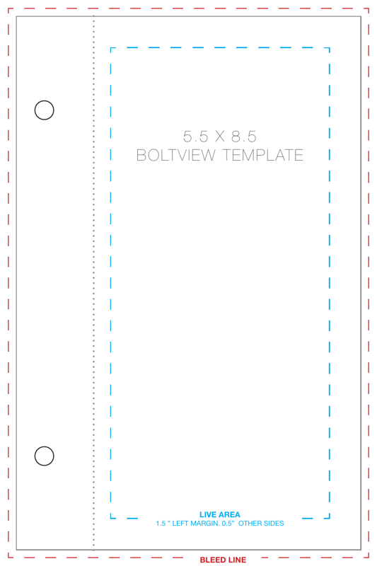 Boltview Half Letter Standard Insert