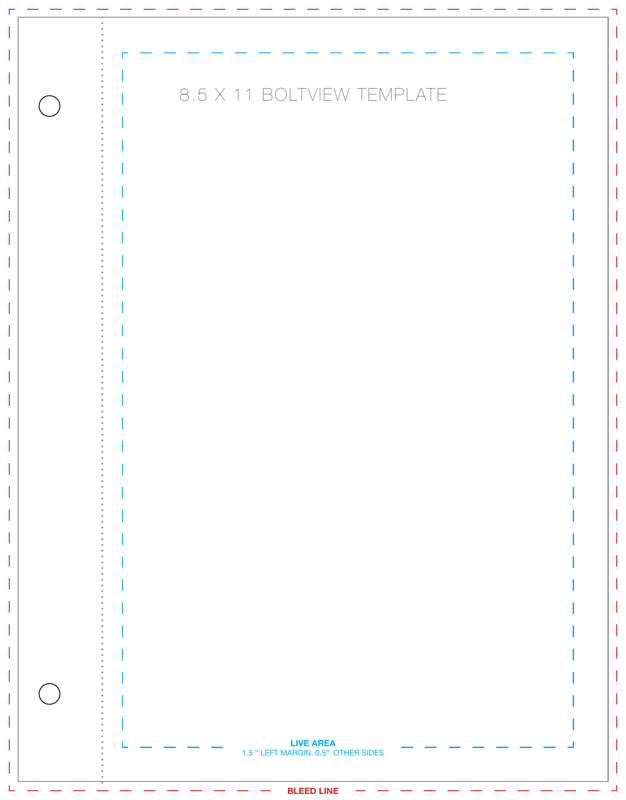 Boltview Letter Standard Insert